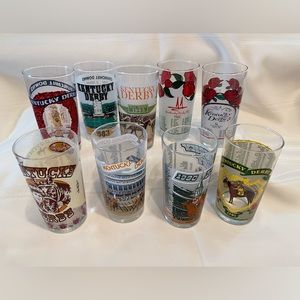 Vintage Kentucky derby glasses